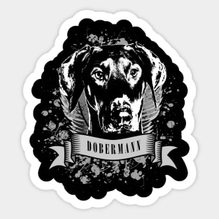 Doberman Pinscher - Dobermann Sticker